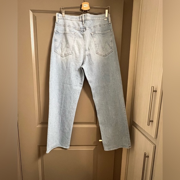 MOTHER Denim Cherie Cherie The Rambler Zip Flood Jeans Size 34 Plus Size - Picture 8 of 8